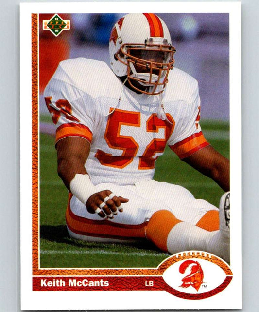 1991 Upper Deck #367 Keith McCants Buccaneers NFL Football Image 1