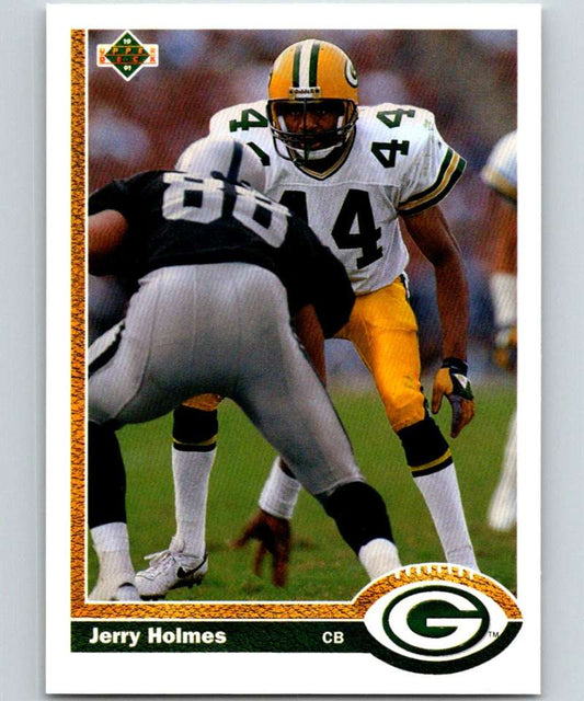 1991 Upper Deck #378 Jerry Holmes Packers NFL Football Image 1