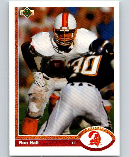 1991 Upper Deck #386 Ron Hall Buccaneers NFL Football Image 1
