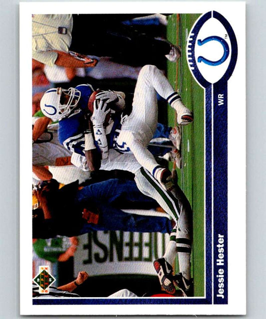 1991 Upper Deck #414 Jessie Hester Colts NFL Football Image 1