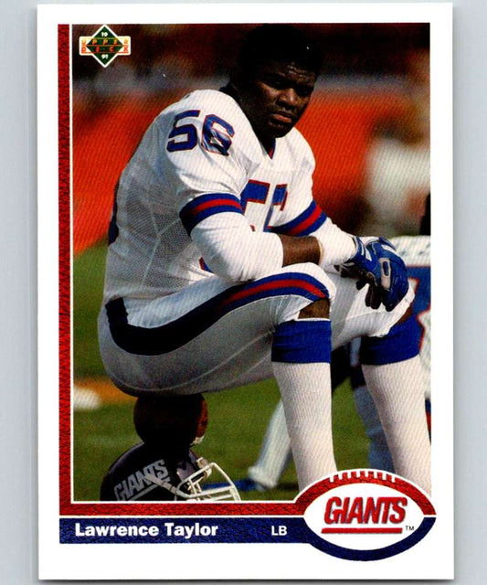 1991 Upper Deck #445 Lawrence Taylor NY Giants NFL Football