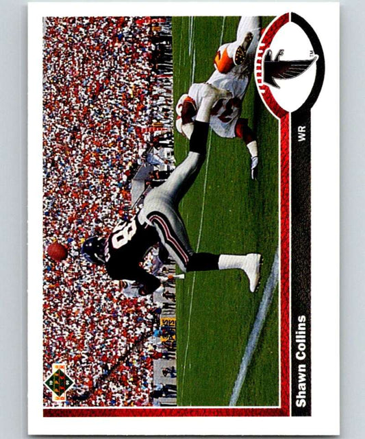 1991 Upper Deck #481 Shawn Collins Falcons NFL Football Image 1