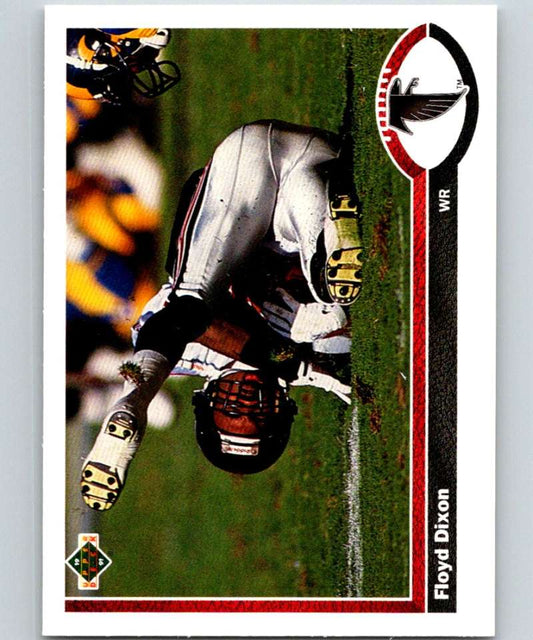 1991 Upper Deck #485 Floyd Dixon Falcons NFL Football Image 1