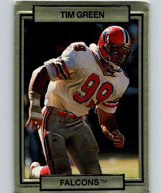 1990 Action Packed #7 Tim Green RC Rookie Falcons NFL Football