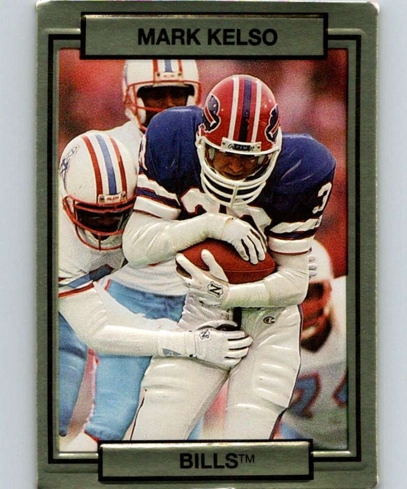 1990 Action Packed #15 Mark Kelso Bills NFL Football Image 1