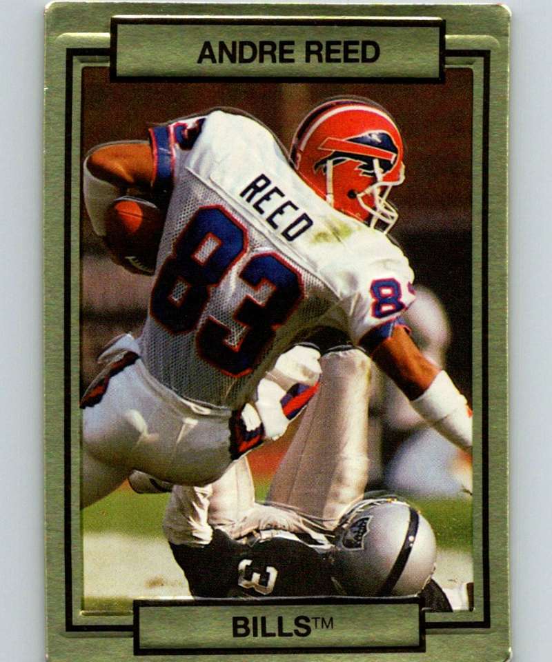 1990 Action Packed #17 Andre Reed Bills NFL Football Image 1