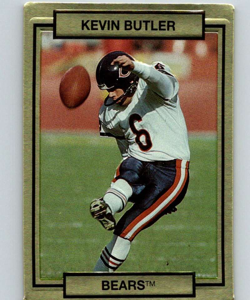1990 Action Packed #22 Kevin Butler Bears NFL Football Image 1