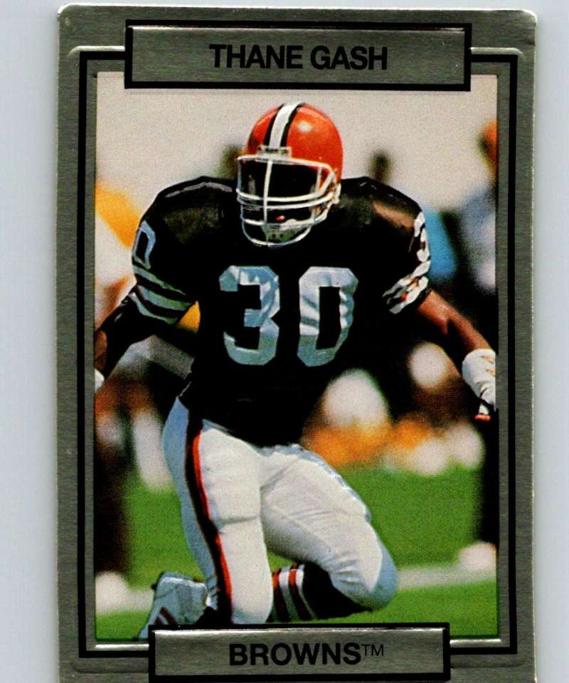 1990 Action Packed #41 Thane Gash RC Rookie Browns NFL Football Image 1