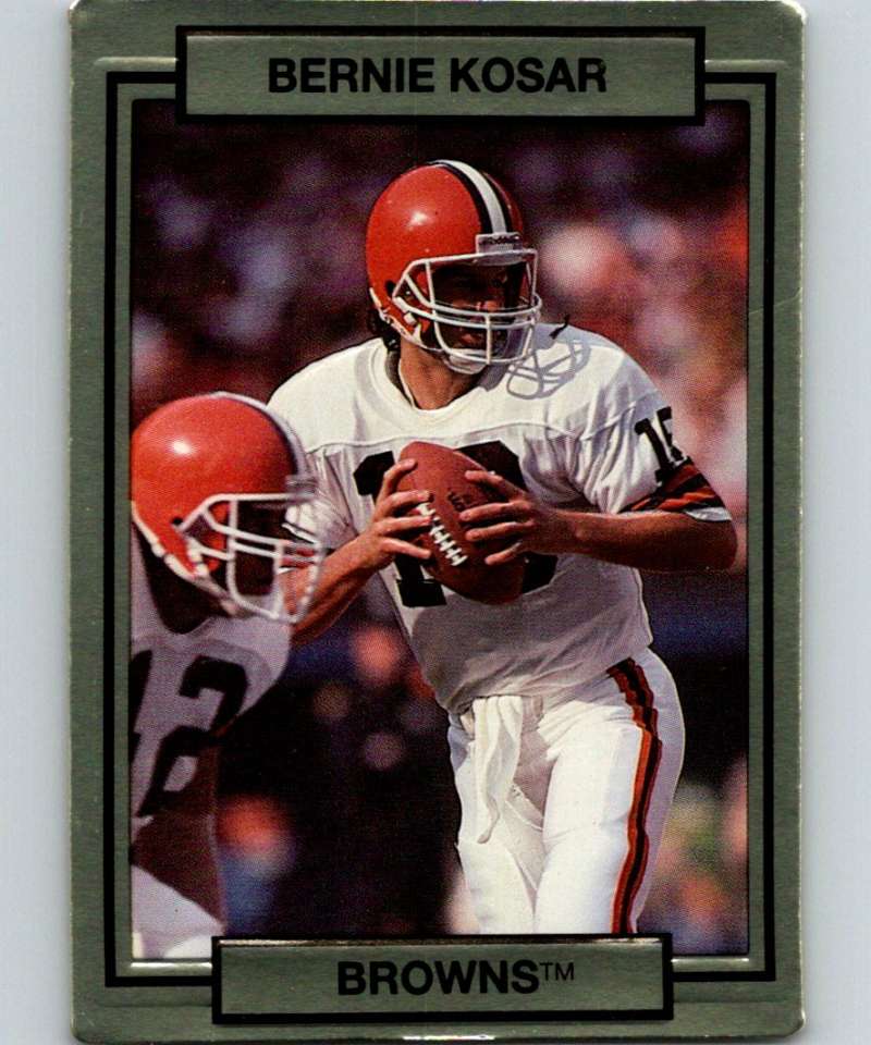 1990 Action Packed #43 Bernie Kosar Browns NFL Football Image 1