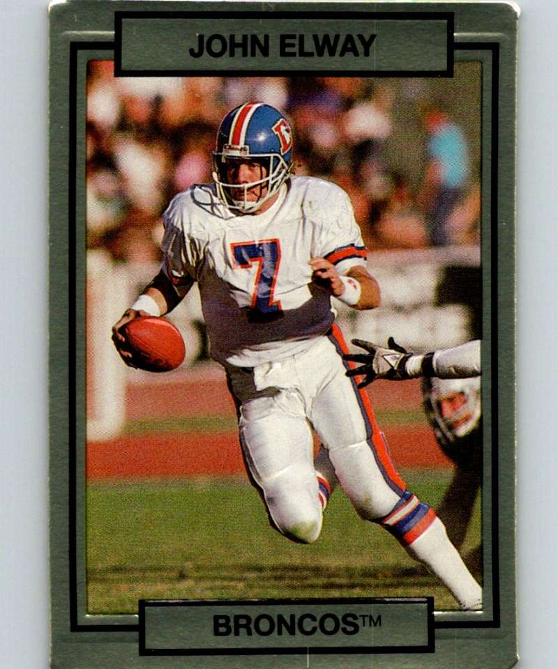 1990 Action Packed #63 John Elway Broncos NFL Football Image 1
