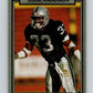 1990 Action Packed #122 Eddie Anderson RC Rookie LA Raiders NFL Football Image 1