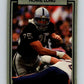 1990 Action Packed #129 Howie Long LA Raiders NFL Football Image 1