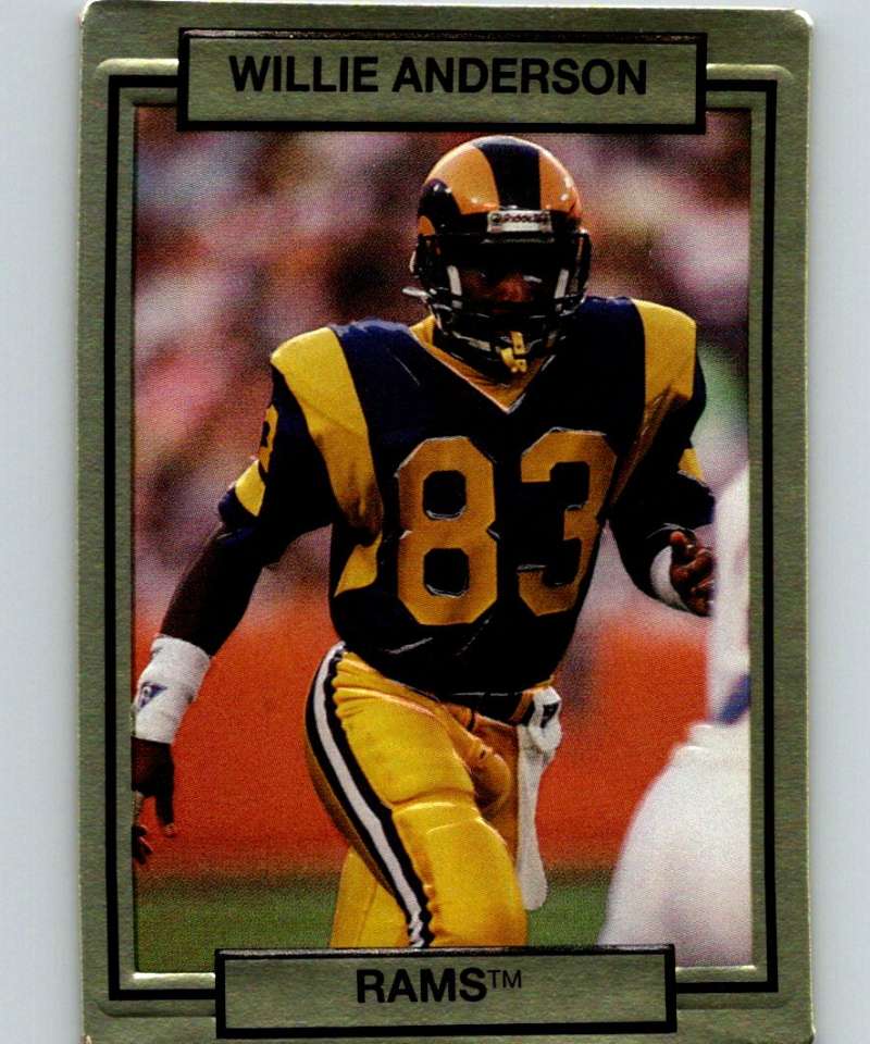 1990 Action Packed #131 Flipper Anderson LA Rams NFL Football Image 1