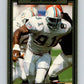 1990 Action Packed #142 Jeff Cross Dolphins NFL Football Image 1