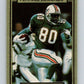 1990 Action Packed #144 Ferrell Edmunds Dolphins NFL Football Image 1