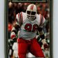 1990 Action Packed #170 Brent Williams Patriots NFL Football Image 1