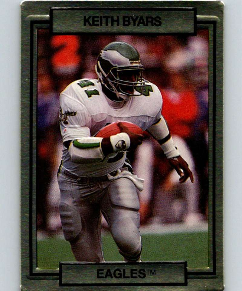 1990 Action Packed #203 Keith Byars Eagles NFL Football Image 1