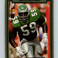 1990 Action Packed #207 Seth Joyner Eagles NFL Football Image 1