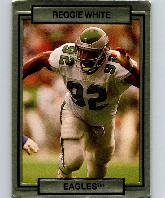 1990 Action Packed #210 Reggie White Eagles NFL Football Image 1