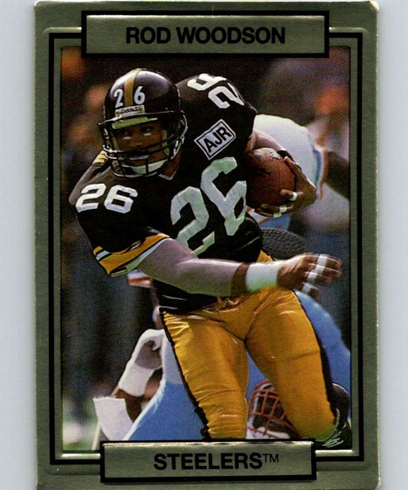 1990 Action Packed #229 Rod Woodson Steelers NFL Football Image 1