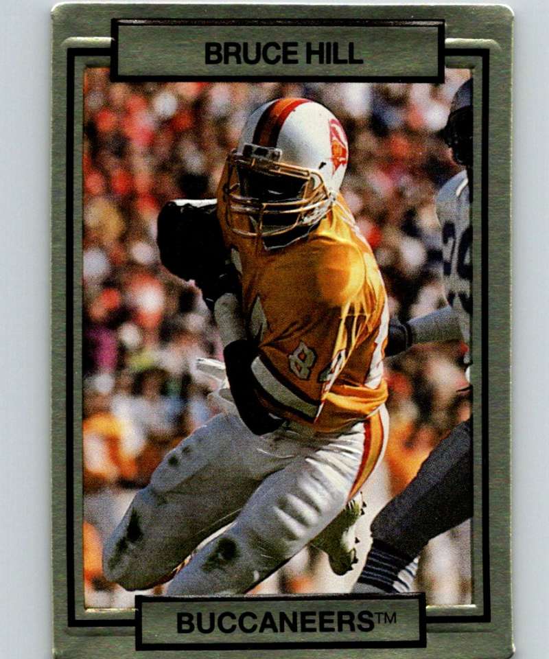 1990 Action Packed #264 Bruce Hill Buccaneers NFL Football Image 1