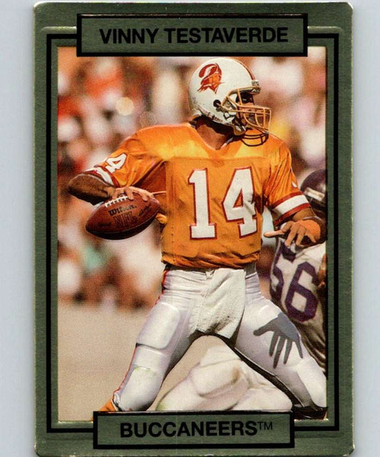 1990 Action Packed #270 Vinny Testaverde Buccaneers NFL Football Image 1