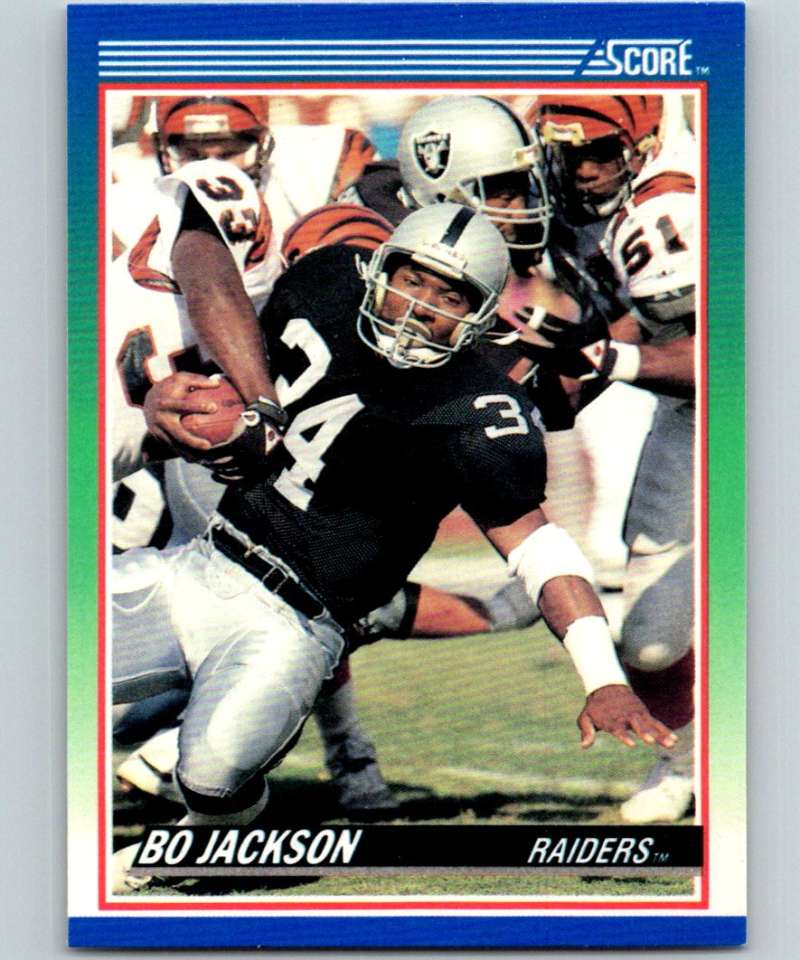 1990 Score #10 Bo Jackson LA Raiders NFL Football