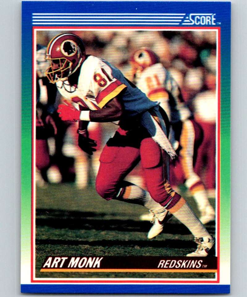 1990 Score #12 Art Monk Redskins NFL Football Image 1