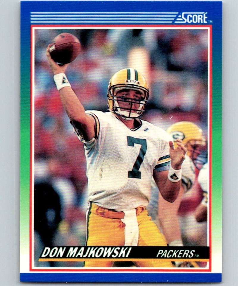 1990 Score #15 Don Majkowski Packers NFL Football Image 1