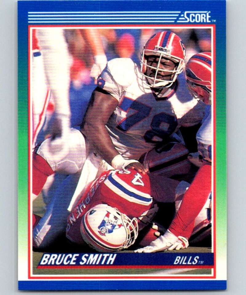 1990 Score #16 Bruce Smith Bills NFL Football Image 1