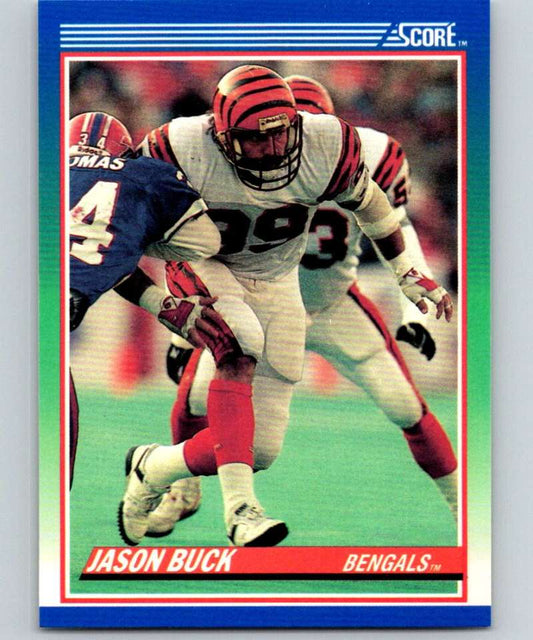 1990 Score #18 Jason Buck Bengals NFL Football Image 1