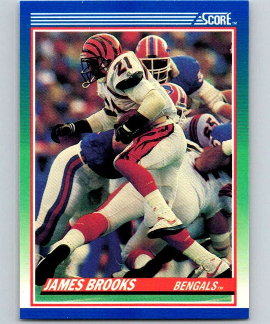 1990 Score #19 James Brooks Bengals NFL Football Image 1