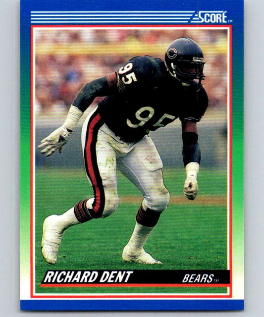 1990 Score #28 Richard Dent Bears NFL Football Image 1