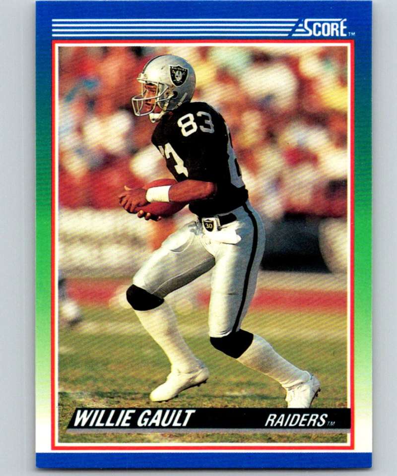 1990 Score #37 Willie Gault LA Raiders NFL Football Image 1
