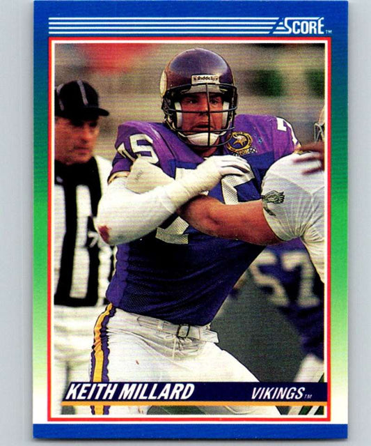 1990 Score #38 Keith Millard Vikings NFL Football Image 1