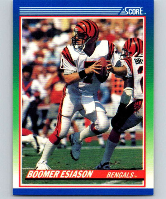 1990 Score #40 Boomer Esiason Bengals NFL Football Image 1