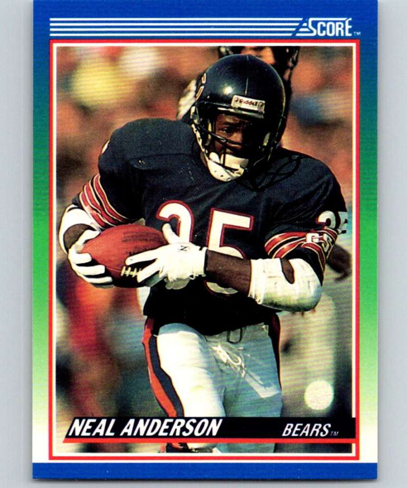 1990 Score #47 Neal Anderson Bears NFL Football Image 1