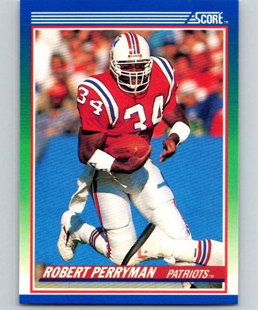 1990 Score #52 Robert Perryman Patriots NFL Football