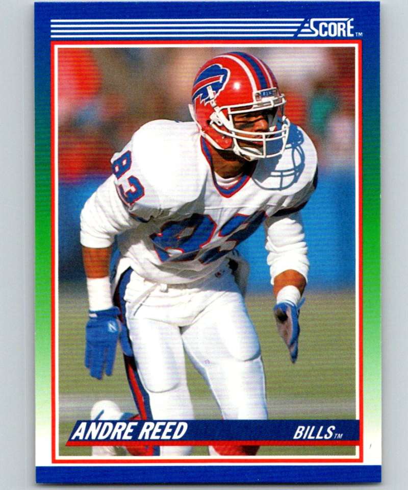 1990 Score #57 Andre Reed Bills NFL Football Image 1