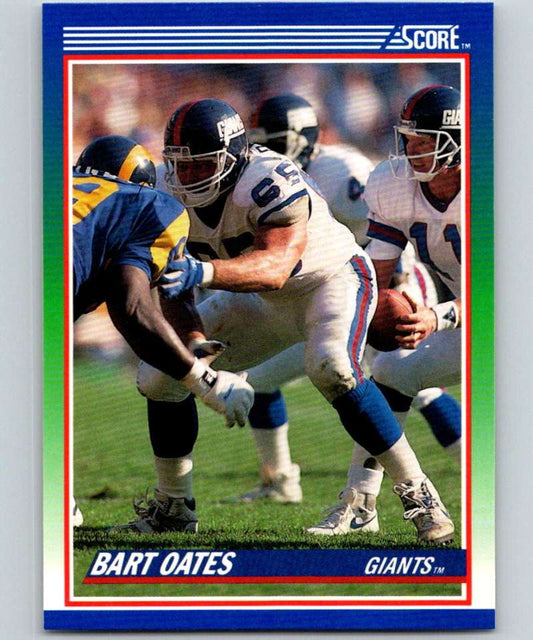 1990 Score #59 Bart Oates NY Giants NFL Football Image 1