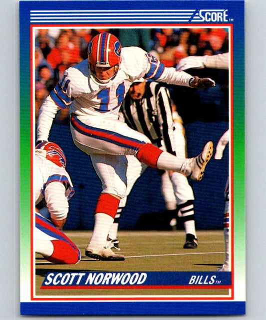 1990 Score #63 Scott Norwood Bills NFL Football Image 1