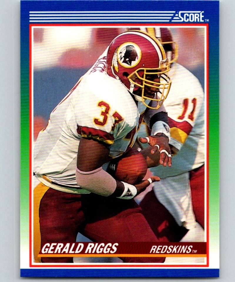 1990 Score #66 Gerald Riggs Redskins NFL Football Image 1