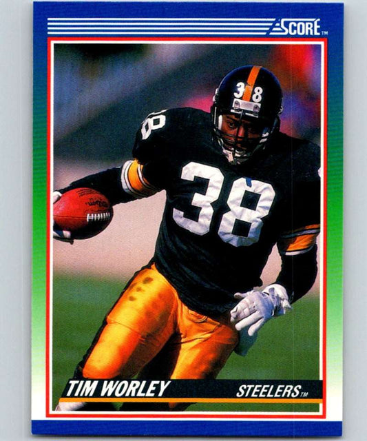 1990 Score #67 Tim Worley Steelers NFL Football Image 1