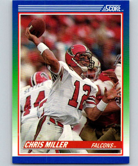 1990 Score #70 Chris Miller Falcons NFL Football Image 1