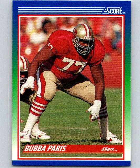 1990 Score #77 Bubba Paris 49ers NFL Football Image 1