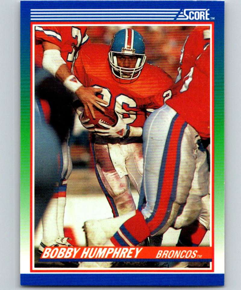1990 Score #85 Bobby Humphrey Broncos NFL Football Image 1