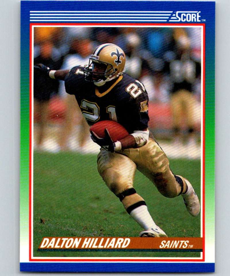 1990 Score #90 Dalton Hilliard Saints NFL Football Image 1