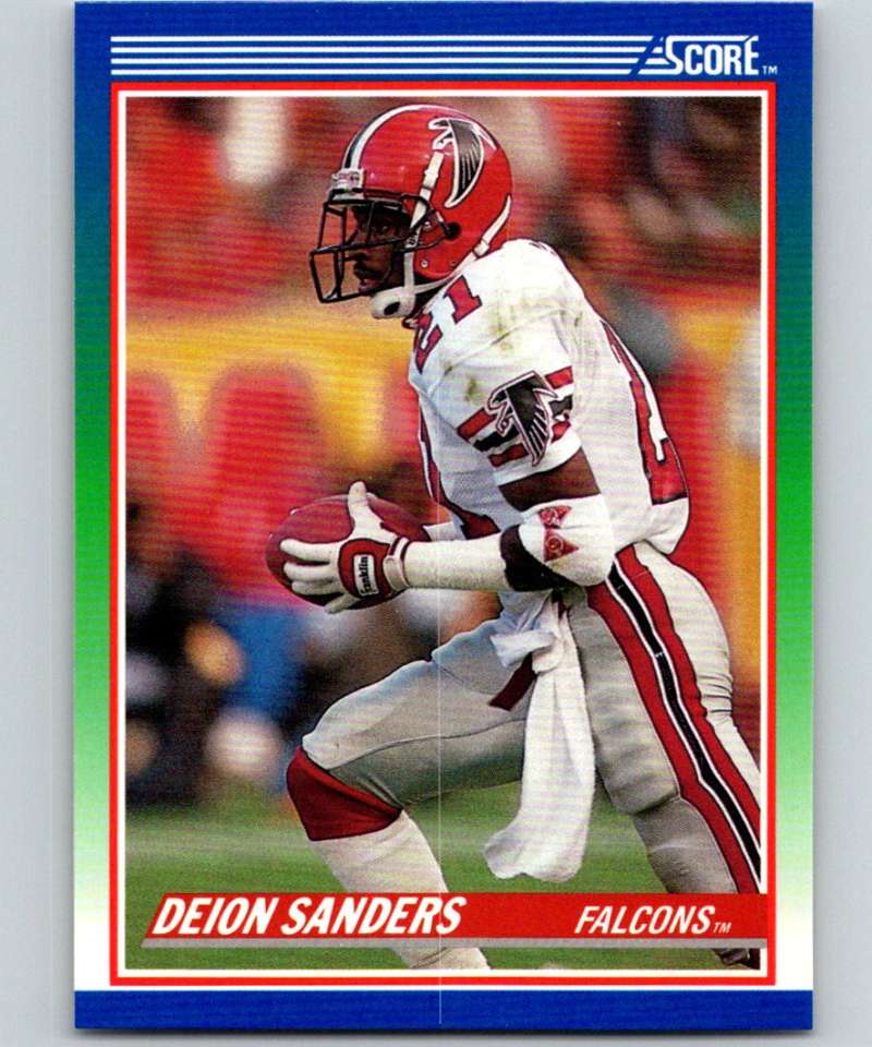 1990 Score #95 Deion Sanders Falcons NFL Football