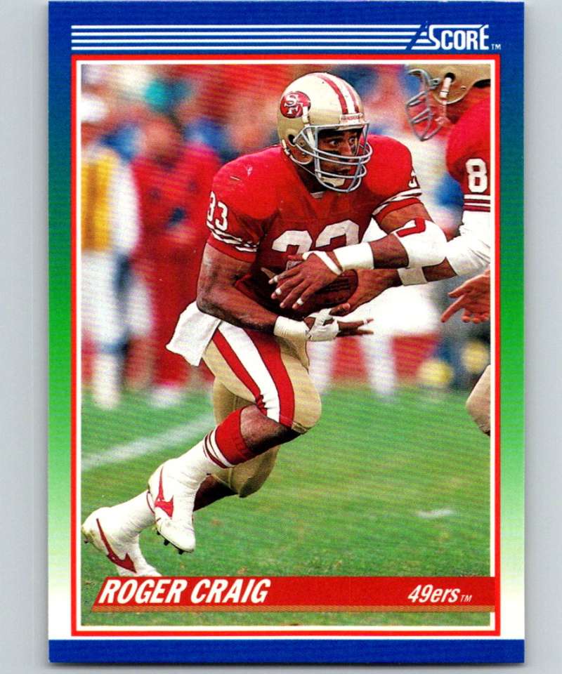 1990 Score #100 Roger Craig 49ers NFL Football Image 1