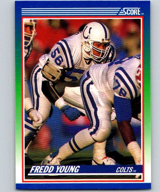 1990 Score #102 Fredd Young Colts NFL Football